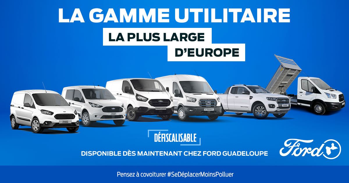 Gamme Utilitaire Ford Guadeloupe