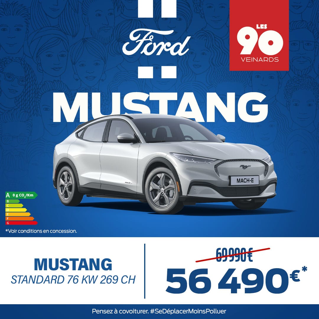 Offre commerciale Ford Mustang Mach-E